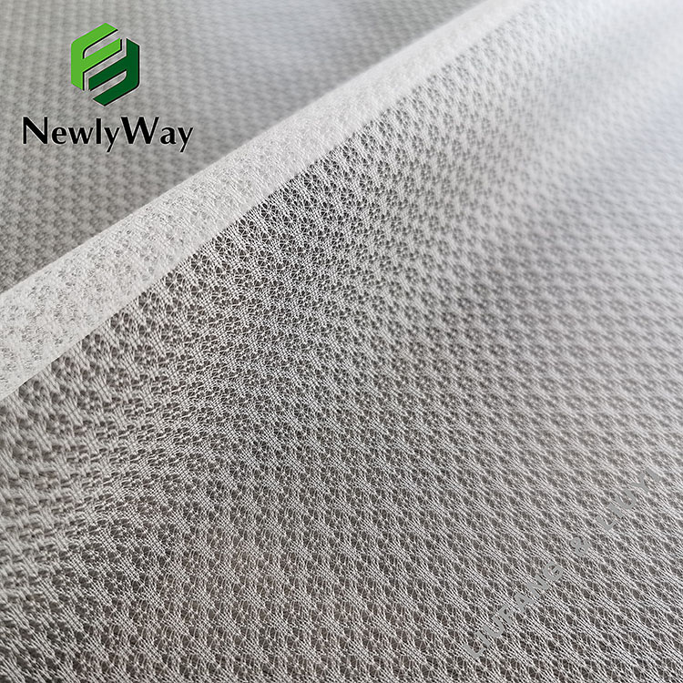 Fluffy Style Tulle Nylon Diamond Net Mesh Fabric voor Garment Sleeves-11