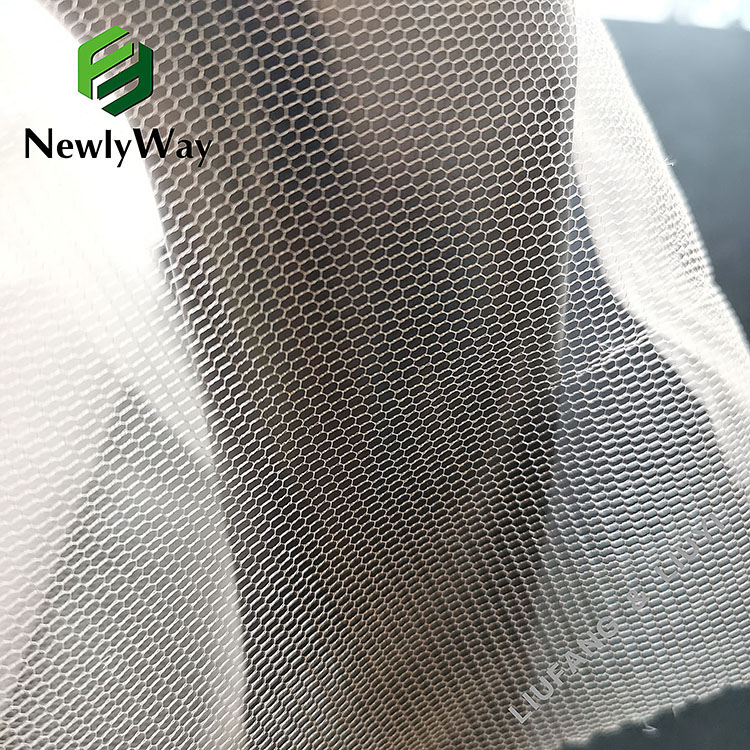 Hot Sale Sheer Polyester Mesh Tulle Net Fabric for Kids Tutu Skirts-16