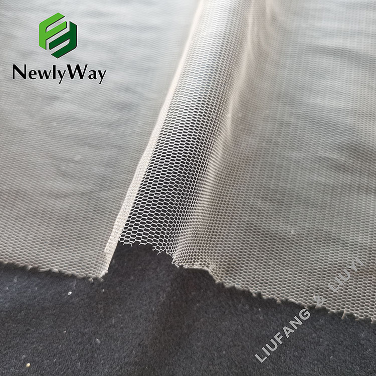 Venda imperdível tecido de rede de tule de poliéster transparente para crianças saias tutu-17