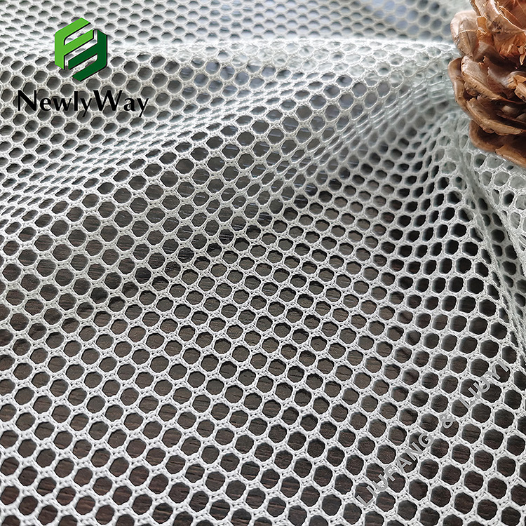 Manufacturer quality poly warp knitted mesh nsalu zochapira thumba-11