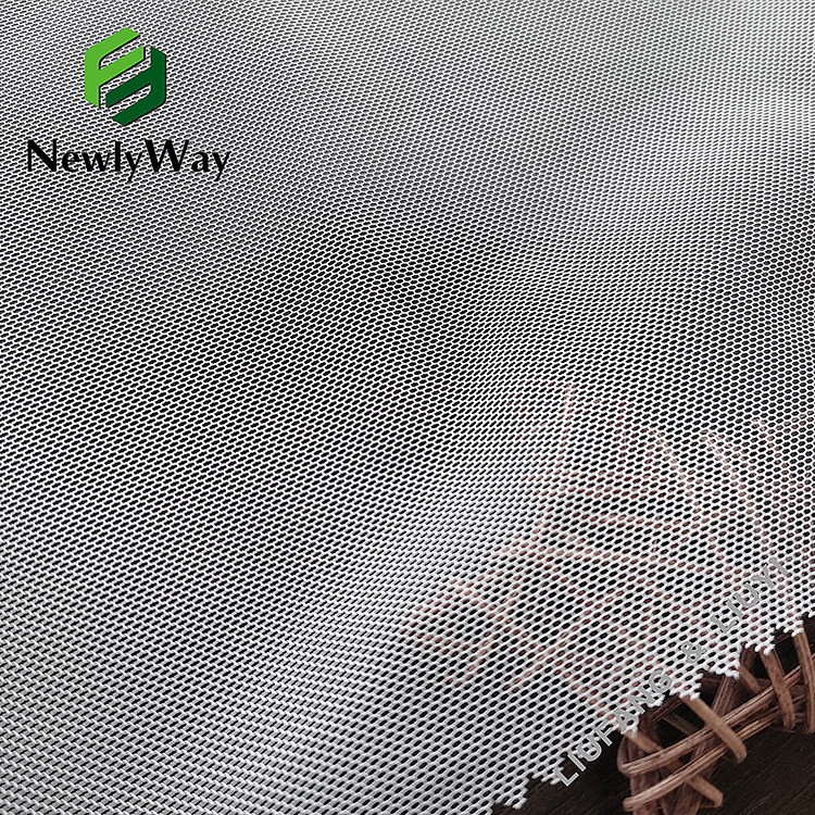 Nei lancéiert transparent Tüll Polyester Fiber Netz Stoff fir Fraen Kleeder-13
