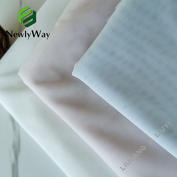 Outstanding 20D polyester 40D spandex knitted mesh fabric for printted material-12