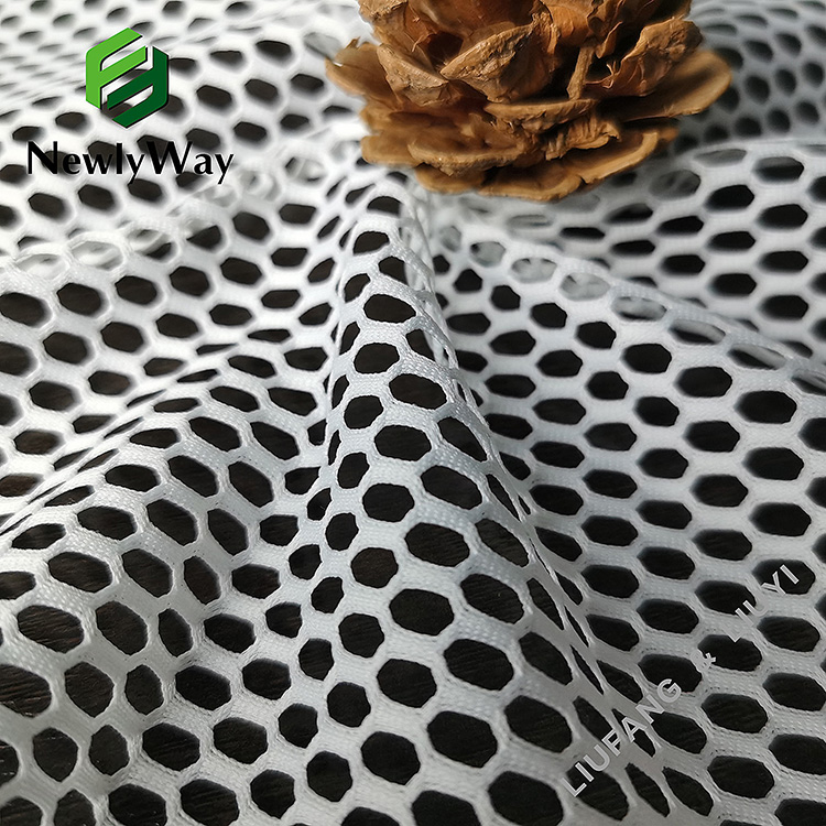 I-Wholesale 75D polyester fiber warp knitted mesh Indwangu yezinto eziyinhlanganisela-11