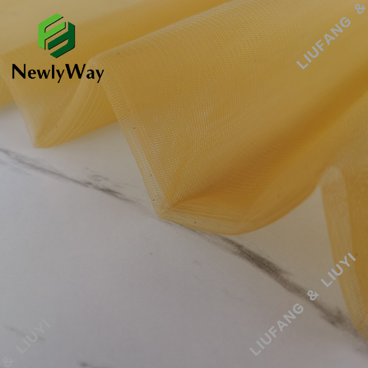 Groothandel pure zeshoekige tule nylon mesh netstof voor bruidssluier-12