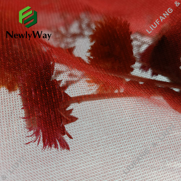 Anti-Static Shine Plain Tulle Nylon Mesh Net Fabric for Clothing-15
