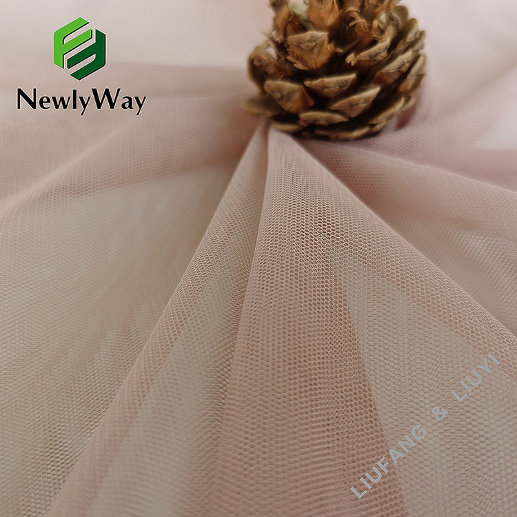 China supplier sale hexagonal net polyester fiber tulle mesh fabric for girl's skirt-14