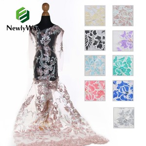 Embroidery Tulle Lace Fabric