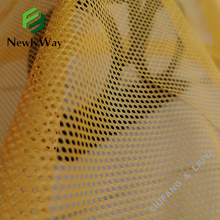 Manufacturer polyester fiber tulle net mesh fabric for sportswear lining-15