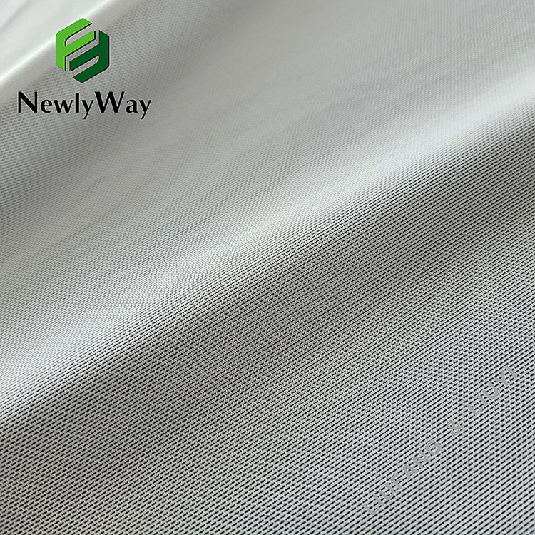 Newly launched white nylon spandex stretch mesh knit fabric for underwear-15