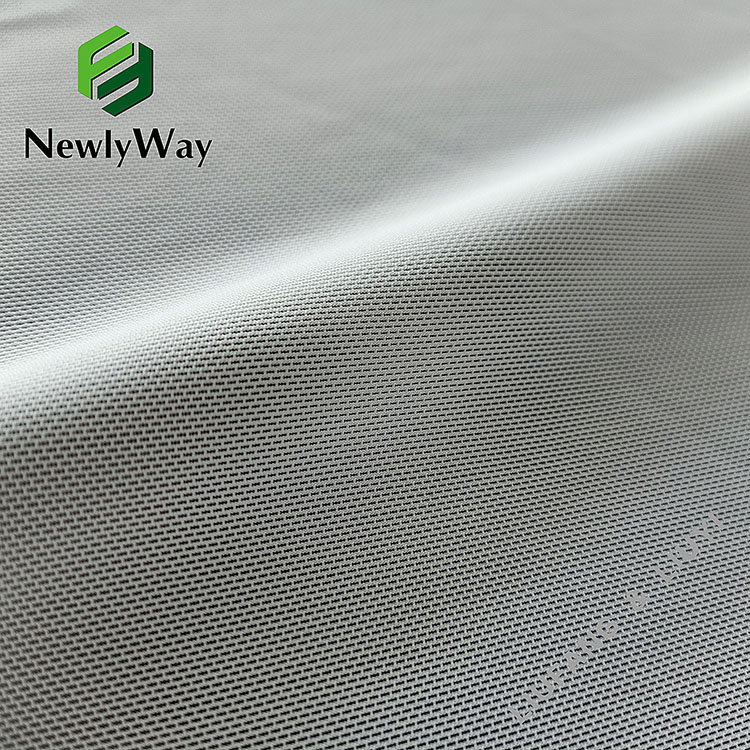 Newly launched white nylon spandex stretch mesh knit fabric for underwear-16
