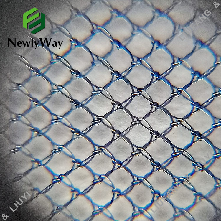 Shrink-Resistant Nylon Diamond Mesh Tulle Net Fabric for Dresses-2