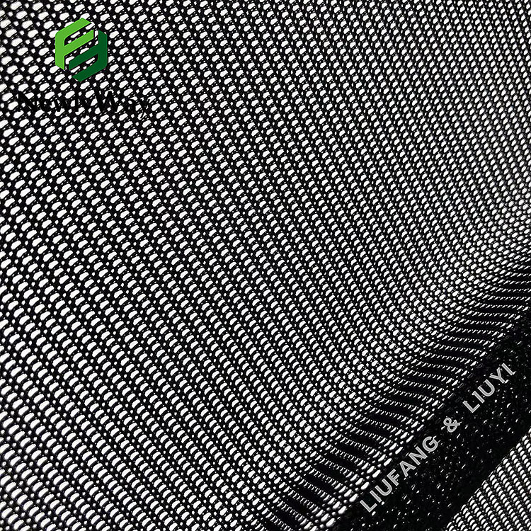 Wholesale polyester spandex square grid mesh warp knitted fabric for clothing-15